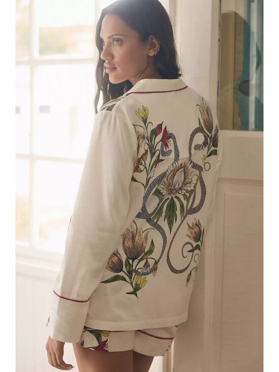 Anthropologie Other - NWT Victoria Garcia for Anthropologie Flannel Buttondown Pyjama Top Size XXS